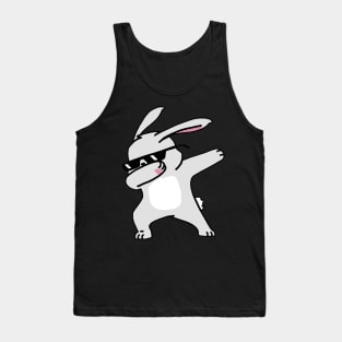 Funny Dabbing Rabbit Tank Top